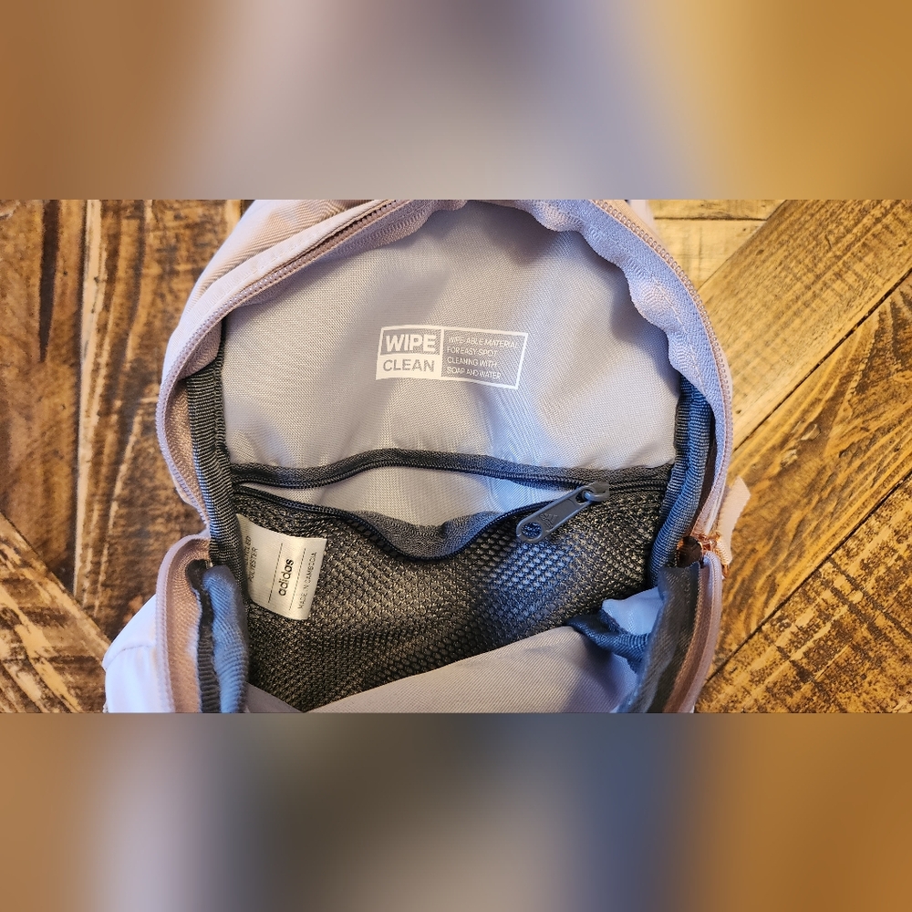 Adidas Essentials Sling Crossbody Bag Beige Pink - Picture 11 of 15